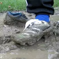 muddy Nike Airmax 2003 and adidas trackies